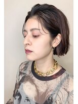 オブヘアーギンザ(Of HAIR GINZA)&nbsp;かき上げボブスタイル