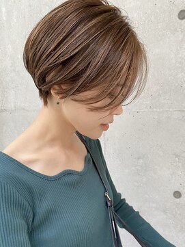 モリオ フロム ロンドン 大宮2号店(morio from London) 【なかじま ひびき】ハンサムショート　ハイライト　大宮