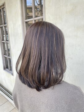 エイミーバイアフロート(amie by afloat) まとまり重視◎大人ブラウンベージュ×白髪ぼかしハイライト