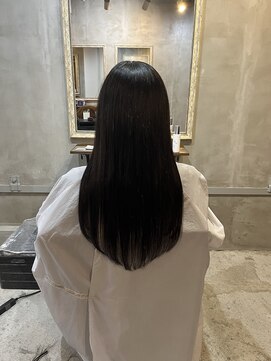 リエコー(RE'ECHO) プルエクステ/ダイヤモンドヘア/暗髪/黒髪/ロングヘア