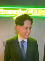 グリーディーフォックス 三軒茶屋(GreedyFOX)&nbsp;波巻き/マッシュパーマ/ウルフ/ハイライト<理容室>三軒茶屋