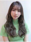 《Agu hair》グレージュロング×numberA.トリートメントオイル