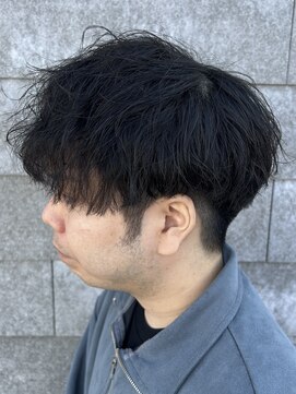 ニアウ 伊勢崎連取店(Niau) メンズマッシュパーマツイストスパイラルパーマ波巻きパーマ