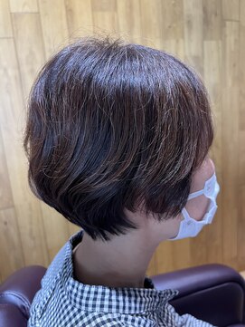 チアー ヘアリラクゼーション(cheer HAIRRELAXATION) クセを活かしたショートボブ