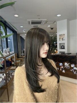 ヘアサロン アウラ(hair salon aura) Olivecolor×layercut