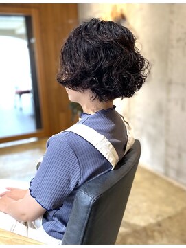 ビミュ(vimu) まるボブパーマ  [ショート/パーマ/神戸/三宮/元町/縮毛矯正]