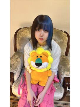 スロンカート(throncart) ツートン/黒×青