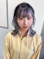 イル(ill)&nbsp;ウルフボブ　コントラストカラー　インナーカラー