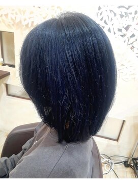 ヘアメイク スプラッシュ(Hair Make Splash) ディープネイビーカラー