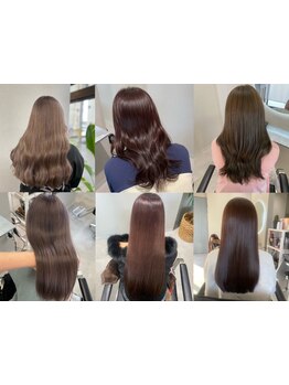 一人ひとりの髪の状態に合わせた施術が人気＊髪の毛の痛みをしっかり確認し、状態にあった薬剤をご提案♪