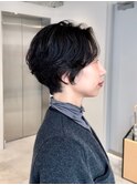 【くせ毛カット】ニュアンスショート
