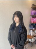 インナーカラーブルー /半田/知多/半田美容室/知多美容室