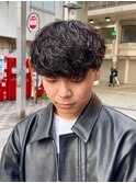 初めてのパーマでも◎ラフな質感が人気のシャドウパーマ