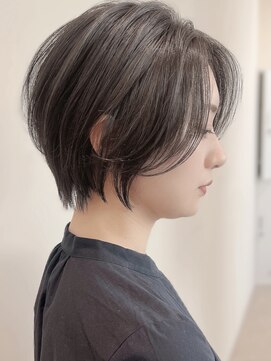 セイドット リー(Say. Ree) Say.丸みショートレイヤーシルキーベージュミルクティーベージュ