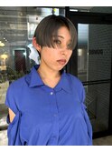 <yosuke>ハンサムショート　センターパート　マッシュショート 