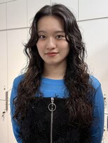 ロンドアンメゾン 原宿(Lond un Maison.)&nbsp;チャコール/オリーブグレー/レイヤーカット小顔顔周り韓国原宿