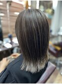 白髪ぼかしハイライト