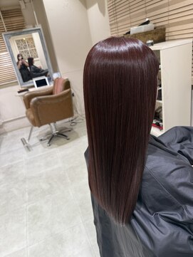 フレーム へアアンドトリートメント 天王寺北口店(FRAME) レッドバイオレット