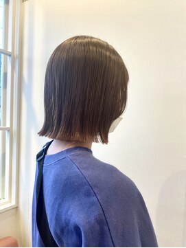 ラグ バイ シゲルカットクラブ 神田久志本店(lag) 外はねボブ