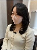 ミディアムレイヤー 似合わせカット【momoka】