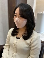 セライロ 千葉(celilo)&nbsp;ミディアムレイヤー 似合わせカット【momoka】