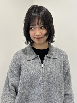 リュール バイ ヘッドライト 北千住店(lueur by HEADLIGHT) 切りっぱなしボブ×フェイスレイヤー