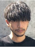 梅田メンズパーマツイストスパイラルパーマ波巻きパーマツイスパ