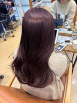 ユニ バイ マグ 長野店(Uni.by Mag)&nbsp;"ピンクカラー" 透明感ブリーチなしピンク