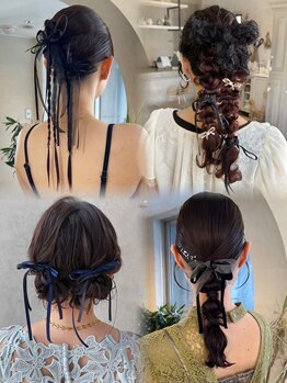 ユヌ(Une)の写真/婚式のお呼ばれから推し活まで！Uneのヘアセットは「360度可愛い」が夜まで続く◎hinari &ゆん
