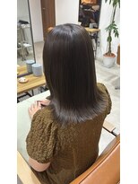 フラット 千葉(Flat.)&nbsp;艶感がでる髪質改善カラー、グレージュ【千葉】