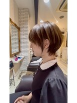 アルーシェ 錦糸町店(Alushe) 骨格補正で横顔美人♪大人の耳かけマッシュショート