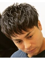 バーバースタイルズ 二子玉川店&nbsp;束感ショートレイヤーメンズスタイル