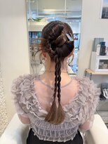 フレイストート(Frais Tout)&nbsp;結婚式　パーティー　ヘアセット　ヘアアレンジ　お団子　横浜