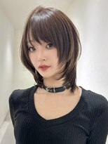 アイトーキョーエス 渋谷(AI TOKYO S) ハッシュカット/グレージュ/ツートンカラー/渋谷