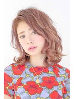 ディーオ 浦和店(Dio...)&nbsp;ノーバングミディアムボブ～かき上げゆるウェーブ～by浦和店