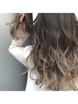 アライブ ハラジュク(ALIVE harajuku) ALIVE原宿★地毛を染めないバレイヤージュグラデーションカラー