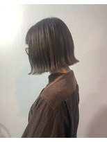 ヘアメイク オブジェ(hair make objet) 切りっぱなしミニボブ!
