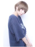 表参道　大人可愛い☆厚めバングハンサムショート小顔