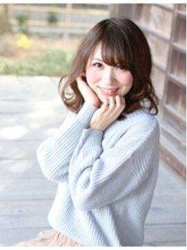 ノイ(neu) 女子力高め！ゆるふわ愛されボブミディ 【静岡/静岡駅】