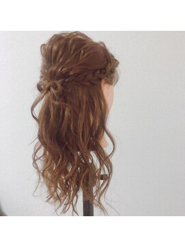 フォルテ 中田店 ハーフアップスタイル