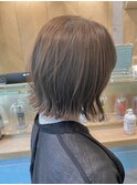 【Lond fleur 石畑結華】外はねグレージュボブ