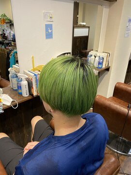 バロウ(Burrow) 派手髪 グリーン