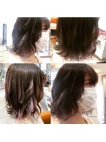 髪技空間アノン(anon) エクステでイヤリングカラー