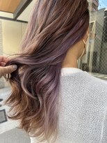 リエコー(RE'ECHO)&nbsp;ピンクバイオレット×グレージュ