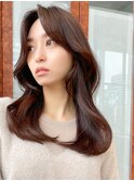 10代20代30代40代 大人可愛い韓国ヘア くびれレイヤー