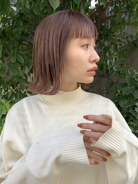 サンド 大阪梅田(sand) @rika__hair [大阪梅田駅/マッシュ/くびれヘア/メルティカラー]