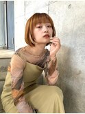 ハイトーン＋イヤリングカラー