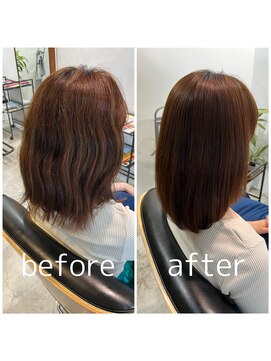 スピカ(SPICA) 【ケアストレートコース】お客様施術事例