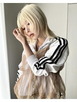 ムーン バイ ケンジ(moon by KENJE)&nbsp;【daichi】#ウルフカット #ホワイトカラー