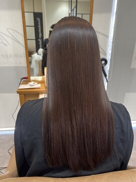 ノンダメージサロン 広島袋町店 [絹髪]超高濃度水素ケアストレ-ト+メンテＣ+シルクTr